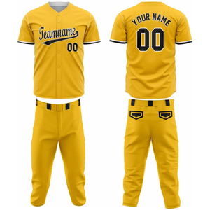 Vêtements de sport, uniformes de baseball de qualité supérieure pour jeunes, nouveaux arrivages, respirants, 100 % polyester, ensembles d'uniformes de baseball légers - Product Image 6