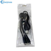 Câble de charge rapide USB 3A lumineux 3-en-1 de 1 m, personnalisable avec logo, pour cadeaux promotionnels d'entreprise