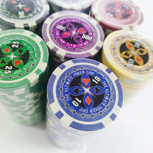 Jetons de Poker ABS de haute qualité de 11.5 grammes jetons de Poker personnalisés pour le jeu de plateau Texas Hold'em, le <span class=keywords><strong>Blackjack</strong></span> ou les jeux de Poker de fin de soirée - Product Image 3