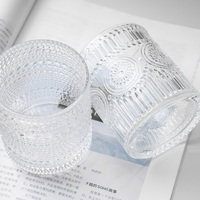 Vente en gros de pots à bougies en verre transparent de 12 onces avec une ouverture extra large pour les bougies parfumées faites maison, les travaux manuels de Pâques et la décoration de la maison