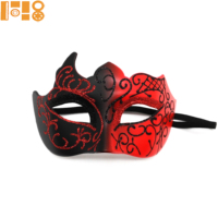 Masque de carnaval pour homme, peint à la main, style Venise, demi-visage, multicolore, idéal pour Halloween, vente en gros