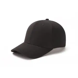 促销男士定制刺绣标志棒球帽男士黑色运动帽