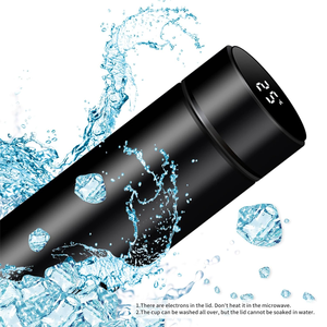 Termo Inteligente Personalizado con Logotipo, Botella de Agua Caliente Inteligente de Acero Inoxidable con Pantalla LED Digital de Temperatura y Filtro - Product Image 5