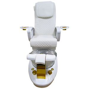 Fauteuil de pédicure professionnel pour spa des pieds, fonction massage électrique, repose-pieds réglable pour salon de manucure - Product Image 4