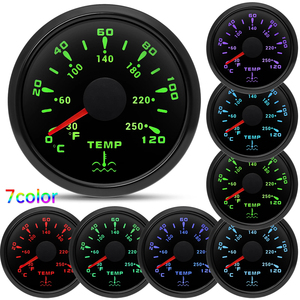 Compteur de vitesse GPS pour bateau 85 mm 160 MPH/<span class=keywords><strong>H</strong></span> & Tachymètre 7000 tr/min & Indicateur de carburant/huile/température/voltage 52 mm - Product Image 5