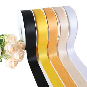 Ruban Double Face <span class=keywords><strong>D</strong></span>écoratif Coloré 100% Polyester 100 Yards Emballage Cadeau Ruban 38mm Ruban Satin pour Les Occasions De Mariage - Product Image 4