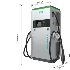 Teld Dual Socket Elektrische Autolader 120kw Dc Ev Snellader Commercieel Laadstation