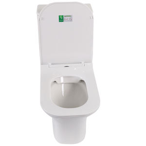 Inodoro <span class=keywords><strong>de</strong></span> dos piezas sin montura <span class=keywords><strong>de</strong></span> cerámica <span class=keywords><strong>de</strong></span> buena calidad, inodoro con inodoro montado en el suelo, inodoro WC - Product Image 2