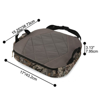 Coussin chauffant portable camouflage Mydays pour l'extérieur avec ceinture de maintien et poignées pour la chasse, la randonnée, le camping et la pêche sur glace