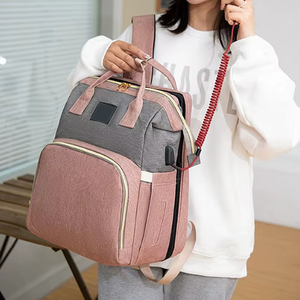 Nouveau sac à dos multifonctionnel pour bébé avec moustiquaire, sac à langer personnalisé avec station de change, sac à dos pour bébé - Product Image 4