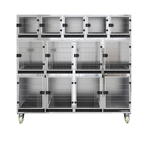 Shernbao KA-505BK Powder Coated Professional Cage Bank <strong>Dog</strong> <strong>Kennel</strong> Metal <strong>Dog</strong> <strong>Kennel</strong> Modular <strong>Dog</strong> Cage Modular <strong>Kennel</strong> - Product Image 1
