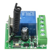 Module de relais de télécommande sans fil RF, carte de circuit de télécommande pour volet roulant DC12V 315/433MHZ