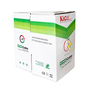 KICO-Cable de red Ethernet Cat6 para interiores, cable de comunicación de red de 305mm, CAT6 LSZH, UTP, 23AWG, CCA, 0,55 M - Product Image 5