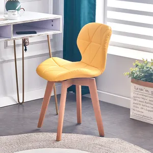 Высококачественная мебель для гостиной из искусственной кожи Толстая губчатая Бабочка для отдыха стул с деревянными ножками стул для гостиной