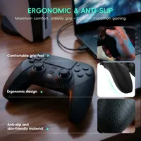 Manette de jeu sans fil Data Frog pour PS5, contrôleur programmable (avec boutons arrière), capteur de mouvement Turbo 6 axes pour manette PS5
