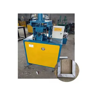 Galvanized steel pipe high speed hydraulic punching machine stainless steel door frame with Angle cutting machine direct
