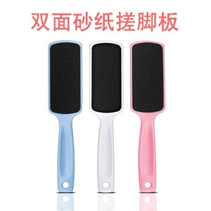 Double Sided Sandpaper Foot File For Callus Removal Pedicure Tool Plastic Oval Shape - Product Image 5