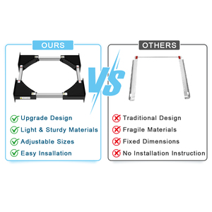 Kit de Apilamiento para Lavadora y Secadora de Alta Calidad, Color Blanco - Product Image 3