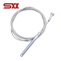 Câble métallique de 3 mm pour porte de palier d'ascenseur avec goujons M8 pour ascenseurs K**E Giants