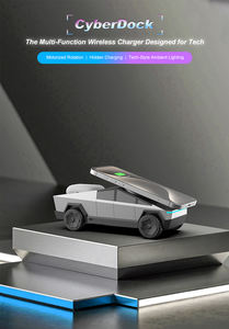 Qi2 Pickup Truck Cybertruck Multi-function 3In1 Magnetic 15W Fast Wireless <strong>Charger</strong> Desktop for Mobile Phone Earphones Watch - Product Image 3
