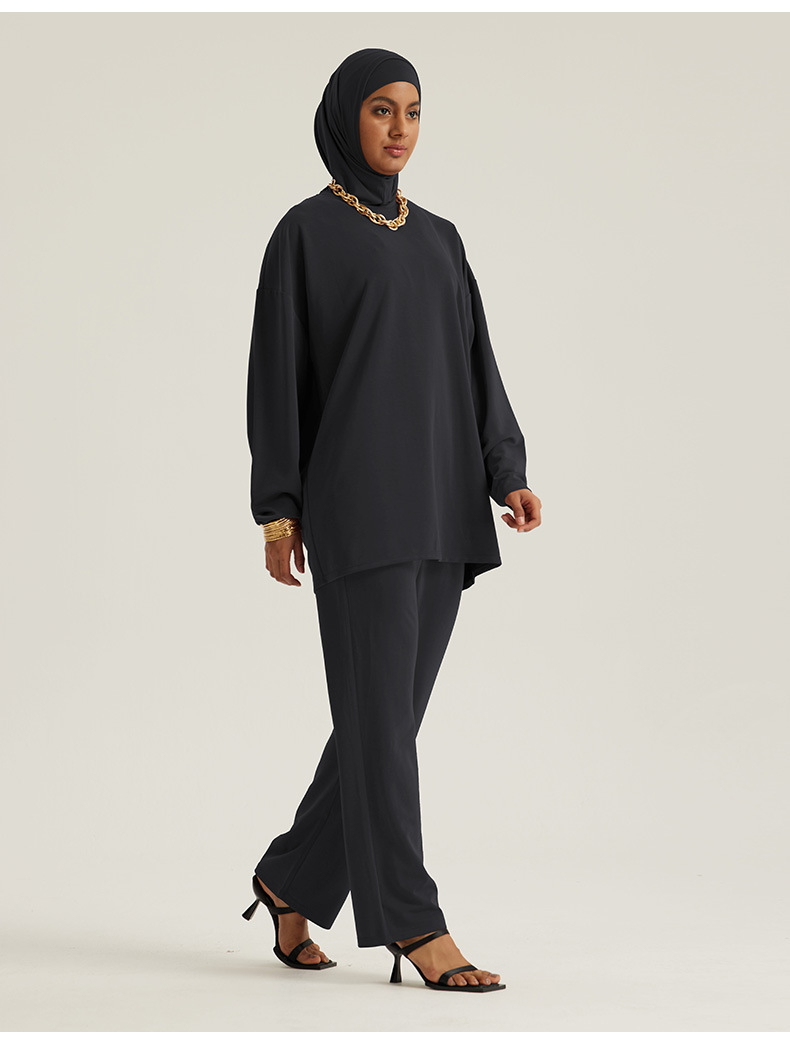 Modest Active Wear Women's Sports Sets Muslim Sportswear Women Sweat Suit · image 5