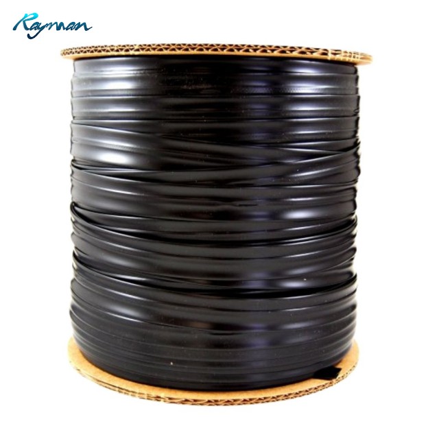 Прямая продажа с завода, капельная оросительная система 16 мм 20 мм, плоский излучатель, черная капельная лента для орошения