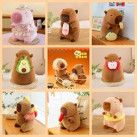 Cartoon Capibara Pluche Speelgoed Serie Kussen Dolfijn Pop 12 Inch Pluche Speelgoed Fabriek Dieren Gevulde Poppen Pluche Kussens Feestdag Cadeau