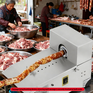 Máquina Enlazadora de Salchichas de Alta Velocidad, la Más Vendida en EE. UU., Llena y Gira Simultáneamente, Aumenta Dramáticamente la Producción para el Procesamiento de Alimentos a Gran Escala - Product Image 1