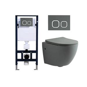 Wc ตู้เก็บน้ำแบบแขวนผนัง,อุปกรณ์สำหรับห้องน้ำชักโครกแบบไม่มีถังเก็บน้ำ - Product Image 3