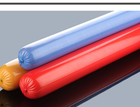 Boyaux à saucisses en plastique OEM avec impression colorée