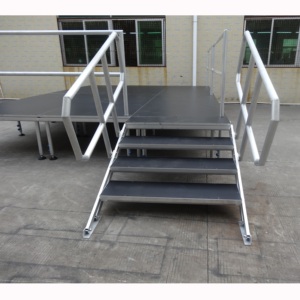 Easy Install Portable Aluminum Stage Podium with Non-Slip Surface for Outdoor Events & Performances CE Certified - Product Image 1