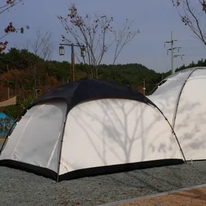 आपूर्तिकर्ताओं अनुकूलित 3-4 व्यक्ति एल्यूमीनियम डंडे आउटडोर तम्बू टीसी घन डेरा डाले हुए तम्बू