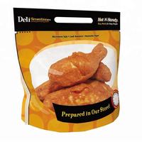Sacs anti-graisse pour poulet grillé, sacs d'emballage autoportants pour poulet rôti, pochettes anti-buée pour poulet rôti à la broche