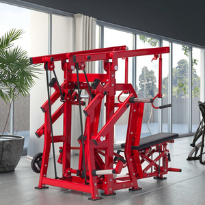 Nuova attrezzatura da palestra piastra commerciale caricata per allenamento di forza petto <span class=keywords><strong>schiena</strong></span> palestra macchina Fitness per Lat Pulldown Training Back - Product Image 5