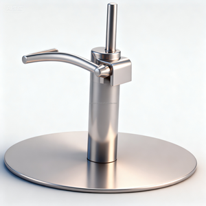 Base Redonda Cromada para Cadeira de Salão Hidráulica |   Bomba para Cadeira de Barbeiro |   Pedal de Elevação - Product Image 5