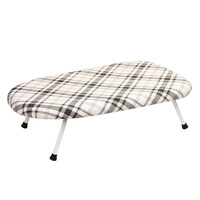 Tabla de Planchar Plegable Compacta con Funda Acolchada, Tabla de Planchar Portátil de Sobremesa, Mini Tabla de Planchar para Ropa