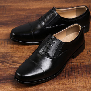 Zapatos de vestir de cuero blancos y negros para hombre, para bodas, ropa formal, primavera, otoño, con cierre de un solo botón. - Product Image 2