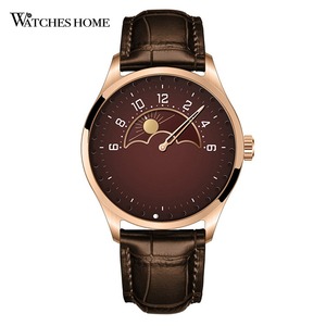 <span class=keywords><strong>Orologio</strong></span> Meccanico Personalizzato OEM con Logo, Indicatore Giorno/Notte in Oro Rosa, <span class=keywords><strong>Orologio</strong></span> <span class=keywords><strong>da</strong></span> <span class=keywords><strong>Polso</strong></span> Automatico con Movimento Miyota - Product Image 1