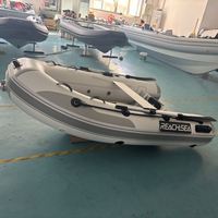 Bateau semi-rigide en aluminium de 2,5 m pour 3 personnes, luxe pour divertissements en plein air, personnalisable en Chine