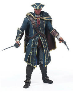 McFarlane Assassin's <span class=keywords><strong>Creed</strong></span> <span class=keywords><strong>4</strong></span> Drapeau Noir Edward Kenway 6 Pouces PVC Action Figure Hand-Made Model New Condition Style Toy - Product Image 4