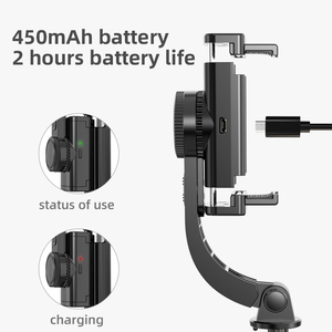 Bán Chạy Nhất Q08 Cầm Tay 1 Trục Selfie Stick Điện Thoại Di Động Ổn Định Gimbal Xoay 360 Chống Rung Cho Vlog Phát Trực Tiếp - Product Image 3