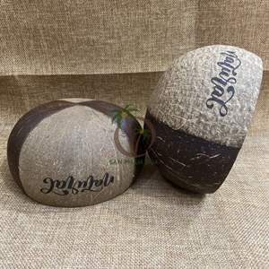 โคโค่ Eco แบรนด์ที่ถูกที่สุดขายส่งโลโก้ที่กำหนดเองกะลามะพร้าวชามขายส่งจากเวียดนามกะลาชามสลัด - Product Image 4