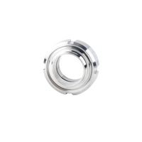 Raccord sanitaire à souder de type T DIN 11851 DIN 11850 en acier inoxydable Inox SS304 SS316 DIN/3A/SMS avec joint d'étanchéité
