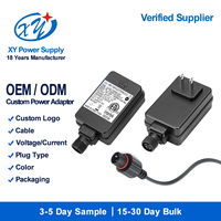 Adaptateur d'alimentation étanche pour extérieur, prise américaine, 12V 24V, connecteur étanche de classe 2, ETL CSA niveau VI, OEM