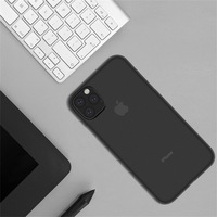 Dernière coque de téléphone portable ultra-fine, mate, transparente, au design sportif, résistante à la transpiration, simple, en PP, antichoc pour 11 Pro Max