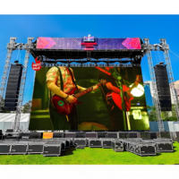 Écran LED d'extérieur P2.6 P3.91 pour location, mur vidéo LED haute luminosité 5000 nits, étanche IP65, affichage publicitaire pour scène, écrans LED d'extérieur