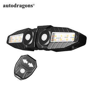 Feu arrière de vélo solaire à LED avec télécommande sans fil, étanche, 5 modes, rechargeable par USB pour la conduite nocturne - Product Image 2
