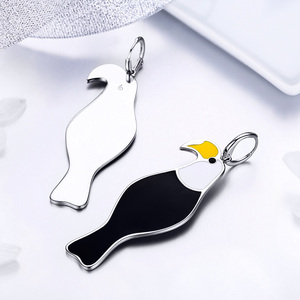 ต่างหูจี้รูปสัตว์น่ารักชุบเงินสำหรับผู้หญิงเป็นของขวัญ - Product Image 3
