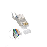 Konektor Kabel Ethernet Cat8 RJ45 FTP 8P8C