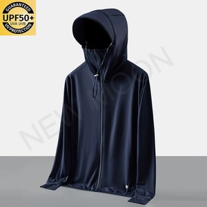 Ropa de Protección Solar UPF50+ de Seda de Hielo para Hombre y Mujer, Anti-UV, Ligera y Transpirable, Chaqueta de Protección Solar - Product Image 3